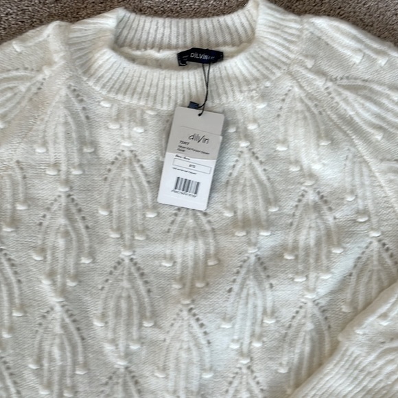Dilvin knitwear white - Picture 3 of 5